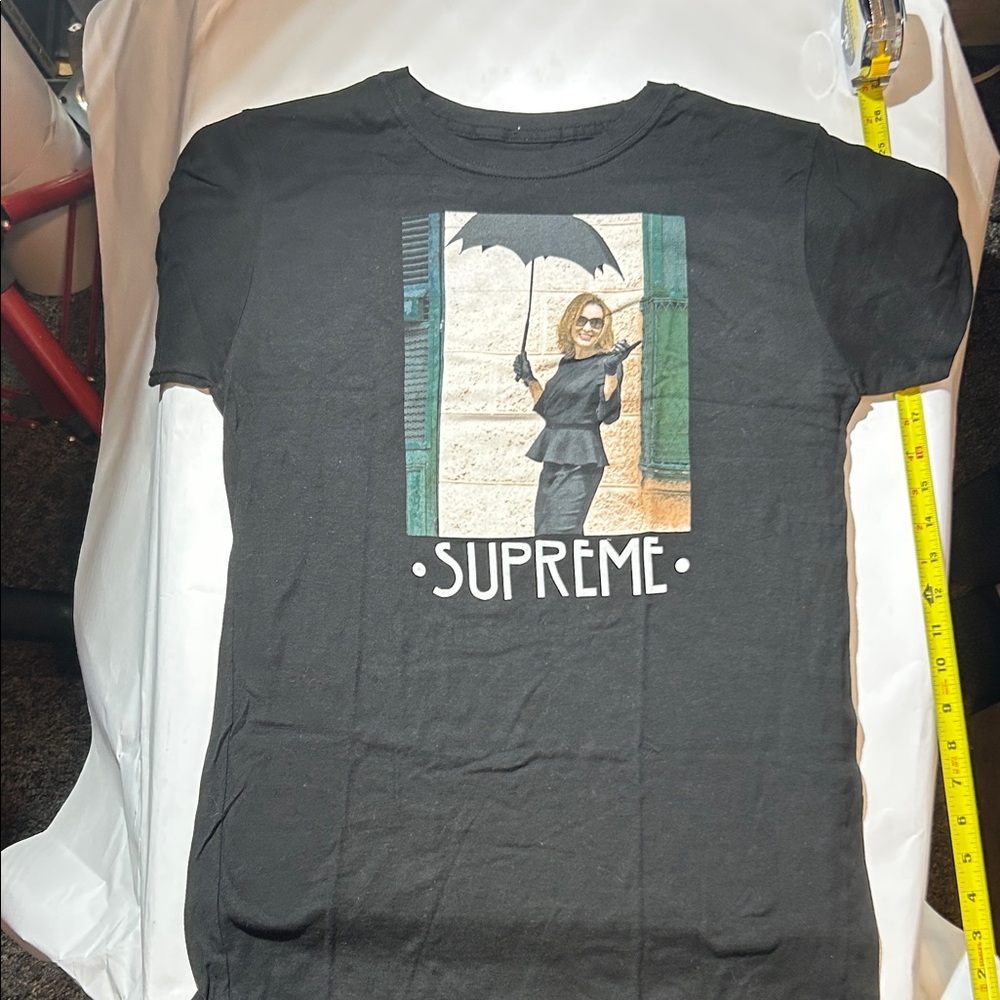American Horror Story “Supreme Witch” Black Tee with Umbrella Graphic